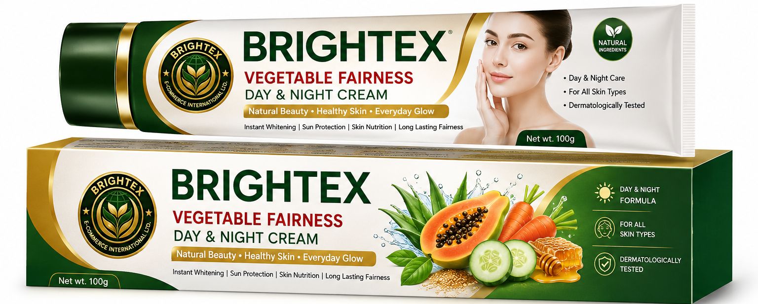Brightex Vegetable Fairness Day and night Cream 100gm